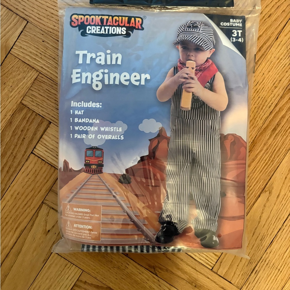 Spooktacular Creations Train Engineer Costume 3T